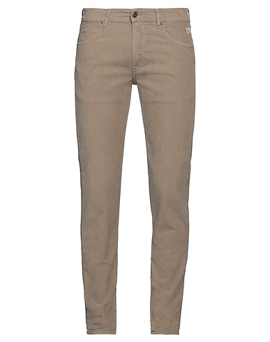 ROŸ ROGER'S Pantalon Gris taupe 97% Coton, 3% Élasthanne