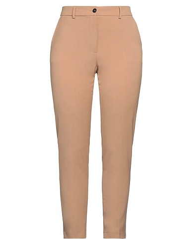 SEVENTY VENEZIA Casual trouser Sand 53% Polyester, 43% Virgin Wool, 4% Elastane
