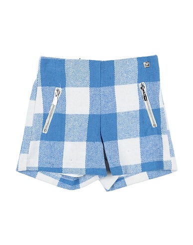MANILA GRACE Shorts & Bermuda Sky blue 70% Polyester, 30% Cotton