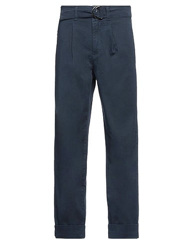 EXIBIT Casual pants Midnight blue 98% Cotton, 2% Elastane