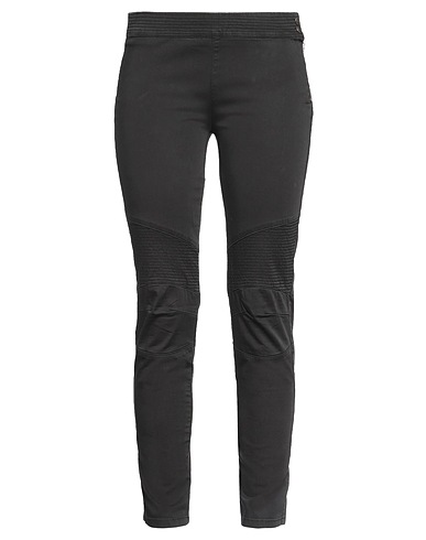 ERMANNO SCERVINO Casual trouser Black 96% Cotton, 4% Elastane