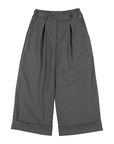 MANILA GRACE Casual pants Grey 65% Polyester, 32% Viscose, 2% Elastane, 1% Lurex®