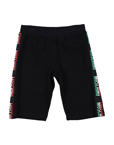 MOSCHINO TEEN Shorts & Bermuda Black 95% Cotton, 5% Elastane