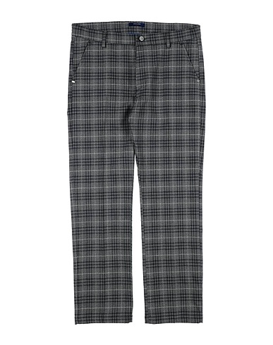 ENTRE AMIS Casual trouser Grey 97% Cotton, 2% Elastane, 1% Polyamide