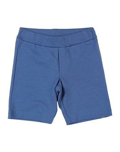 EMPORIO ARMANI Shorts & Bermuda Slate blue 95% Cotton, 5% Elastane