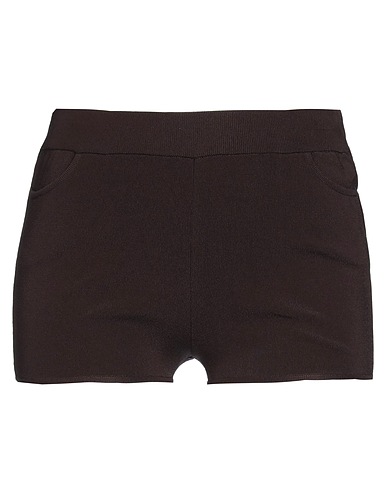 ERMANNO SCERVINO Shorts & Bermuda Dark brown 83% Viscose, 17% Polyester