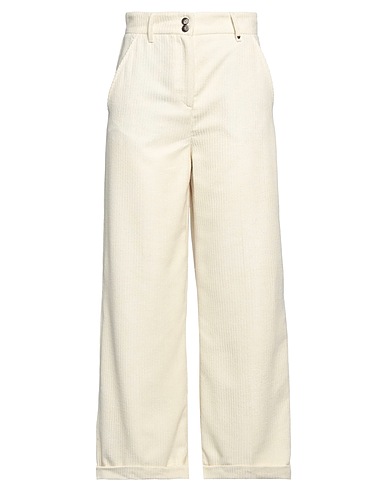 HAPPY 25® Pantalone Avorio 99% Poliestere, 1% Elastan