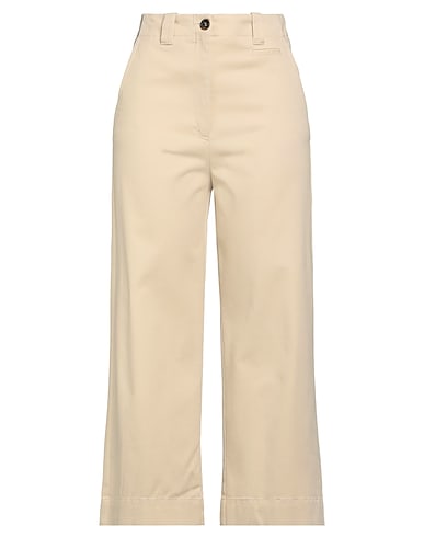 HANAMI D'OR Casual pants BEIGE 98% Cotton, 2% Elastane
