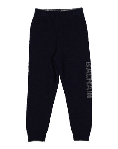 BALMAIN Casual trouser Navy blue 80% Virgin Wool, 20% Polyamide