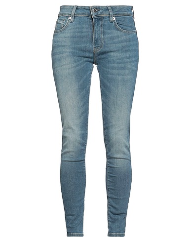 SUPERDRY Denim trousers Blue 98% Cotton, 2% Elastane