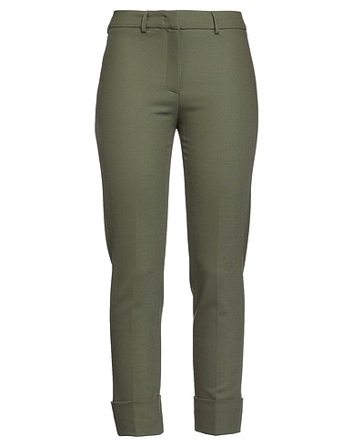 VIA MASINI 80 Pantalone Verde militare 53% Poliestere, 43% Lana Vergine, 4% Elastan