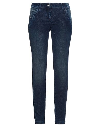 JACOB COHЁN Casual trouser Midnight blue 92% Cotton, 7% Polyamide, 1% Elastane
