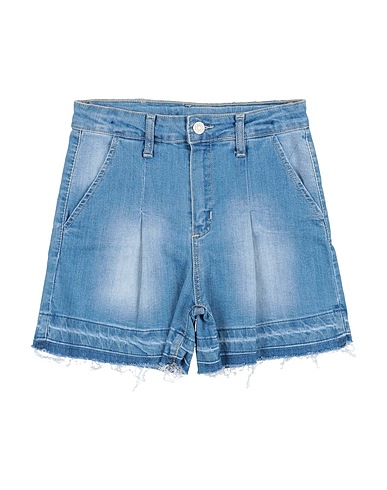 MARC ELLIS Denim shorts Blue 98% Cotton, 2% Elastane