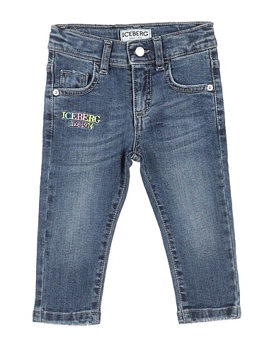 ICEBERG Denim trousers Blue 98% Cotton, 2% Elastane