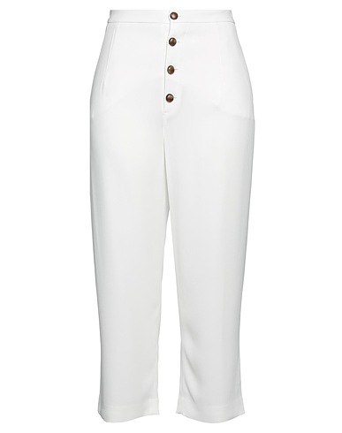 JEJIA Pantalone Bianco 79% Acetato, 21% Viscosa