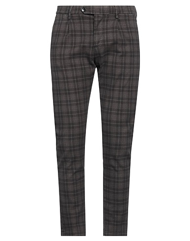 YAN SIMMON Casual trouser Lead 91% Cotton, 8% Polyester, 1% Elastane