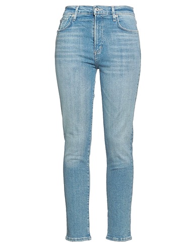 CITIZENS OF HUMANITY Denim trousers Blue 97% Organic cotton, 3% Recycled elastane