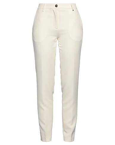 HAPPY 25® Pantalone Avorio 89% Poliestere, 11% Elastan
