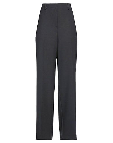 GRIFONI Casual trouser Charcoal 53% Polyester, 44% Virgin Wool, 3% Elastane