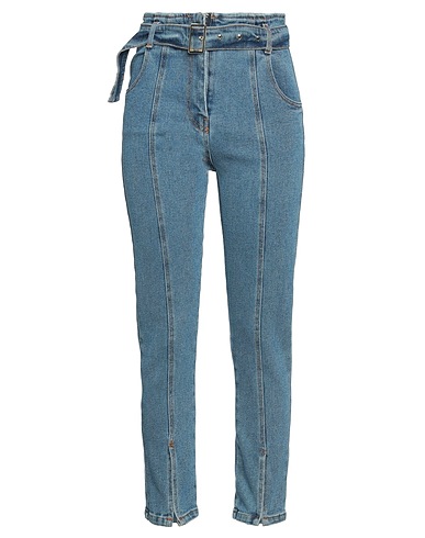 SIMONA CORSELLINI Jeans Blau 98% Baumwolle, 2% Elastan