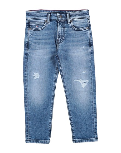 TOMMY HILFIGER Denim trousers Blue 79% Cotton, 15% Lyocell, 4% Elastomultiester, 2% Elastane