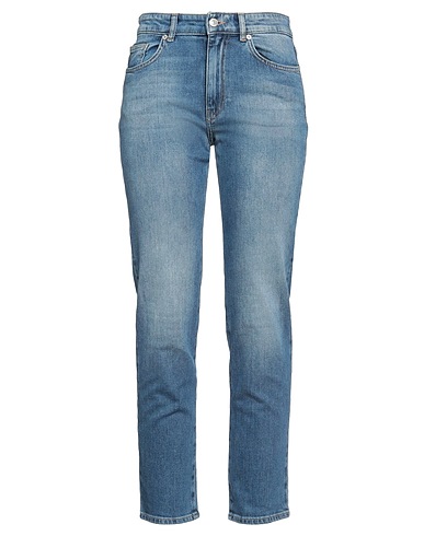 CHIARA FERRAGNI Denim trousers Blue 99% Cotton, 1% Elastane