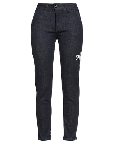 JUST FOR YOU Pantaloni jeans Blu 100% Cotone
