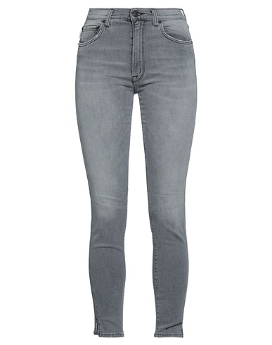(+) PEOPLE Denim trousers Grey 97% Cotton, 3% Elastane