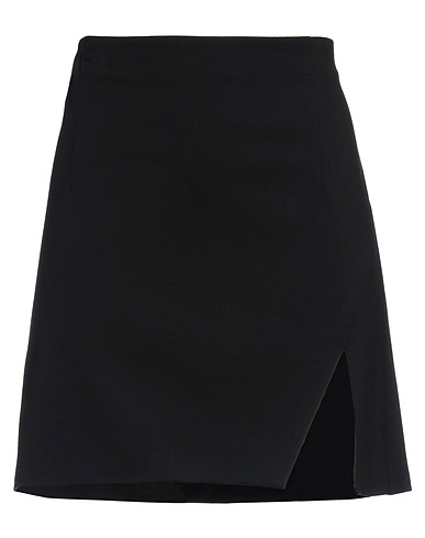 PINKO Mini skirt Black 67% Viscose, 28% Polyamide, 5% Elastane