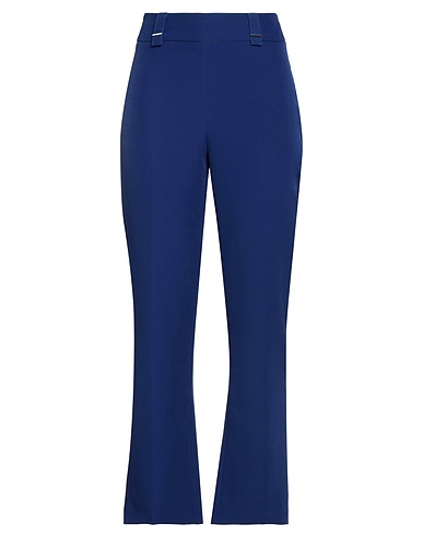 MEM.JS Casual trouser Blue 88% Polyester, 12% Elastane