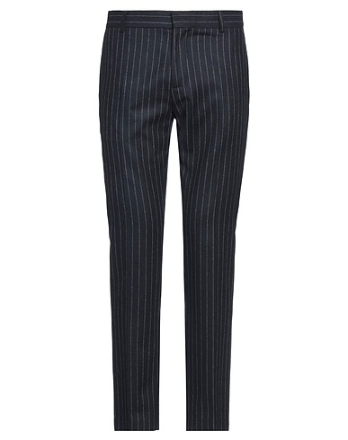 GREY DANIELE ALESSANDRINI Casual trouser Midnight blue 62% Wool, 19% Acrylic, 16% Polyamide, 3% Cashmere