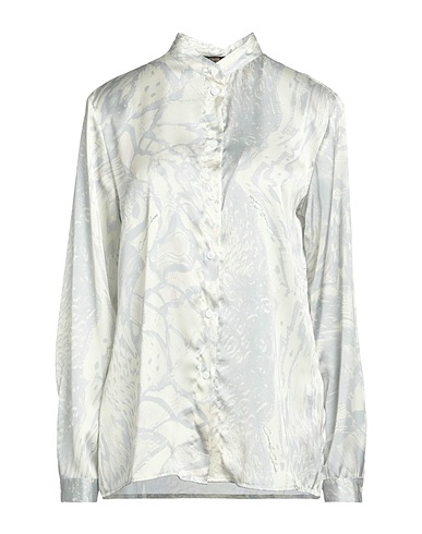 CAVALLI CLASS Patterned shirts & blouses Ivory 100% Viscose