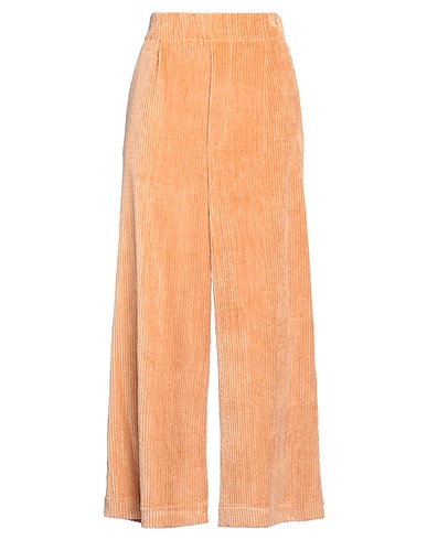 SOLOTRE Casual pants Apricot 80% Cotton, 19% Viscose, 1% Elastane