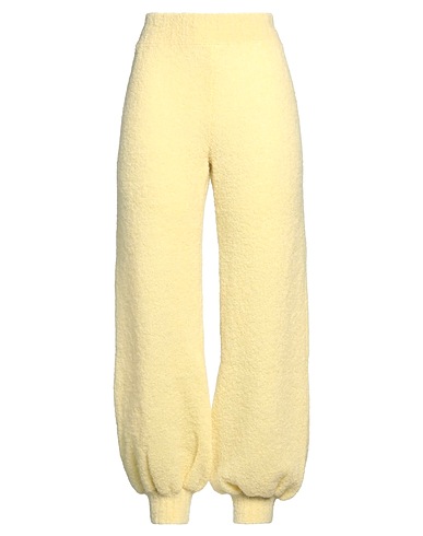 MSGM Pantalone Giallo pastello 80% Lana Vergine, 20% Poliammide