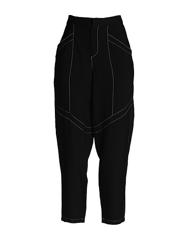 DKNY Casual trouser Black 87% Rayon, 13% Nylon