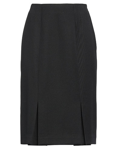 RAF SIMONS Midi skirt Black 100% Protein fibre