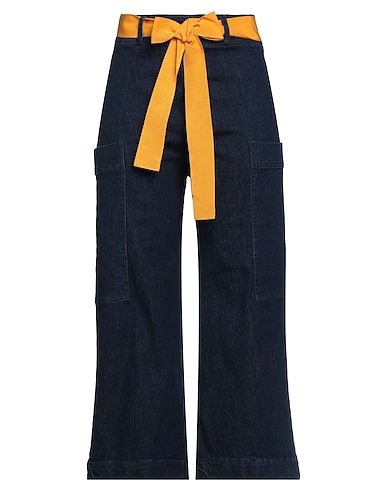 MARCHÉ_21 Bootcut Jeans Blue 98% Cotton, 2% Elastane