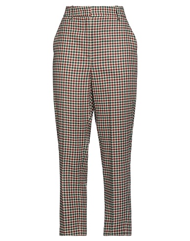 NIŪ Casual trouser Green 34% Viscose, 33% Polyester, 32% Wool, 1% Elastane