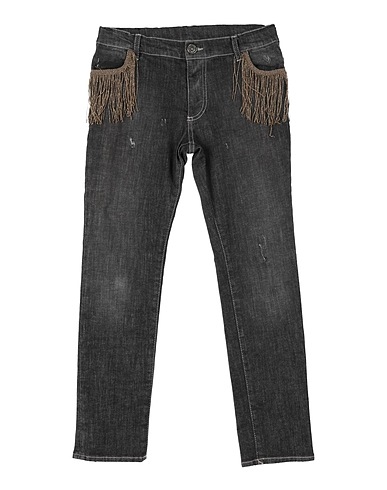 DOUUOD Denim trousers Lead 98% Cotton, 2% Elastane, Acetate, Polyester, Polyamide