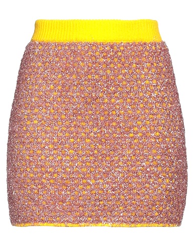 M MISSONI Mini skirt Rose gold 40% Polyamide, 38% Polyester, 22% Wool