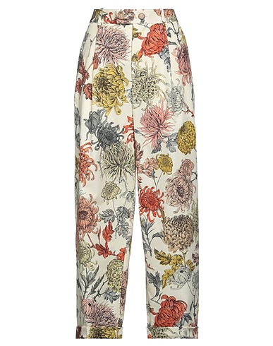 ZANINI Pantalone Beige 83% Cotone, 17% Seta