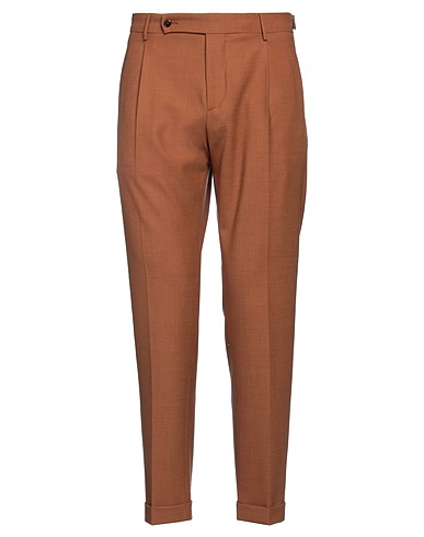 BERWICH Casual trouser Camel 53% Polyester, 44% Virgin Wool, 3% Elastane
