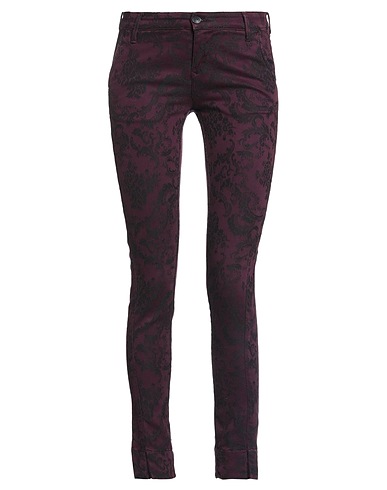 0/ZERO CONSTRUCTION Hosen Bordeaux 62% Baumwolle, 35% Polyester, 3% Elastan