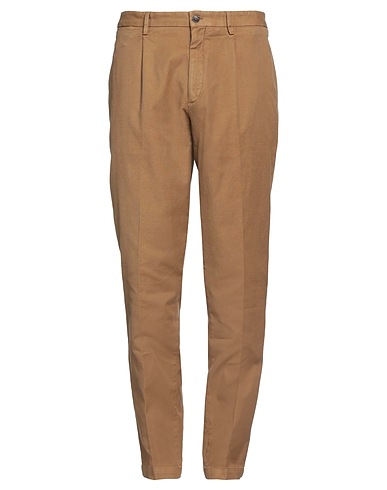 DEVORE INCIPIT Casual trouser Khaki 97% Cotton, 3% Elastane