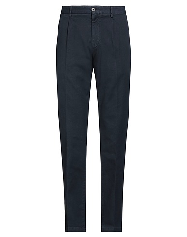 DEVORE INCIPIT Casual trouser Midnight blue 97% Cotton, 3% Elastane