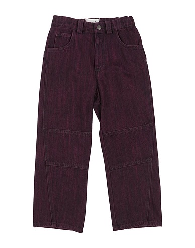 MORLEY Denim trousers Purple 100% Cotton