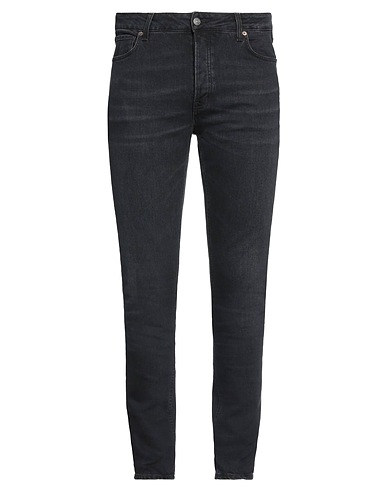 HAIKURE Denim trousers Black 99% Cotton, 1% Elastane