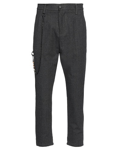 IMPERIAL Casual trouser Charcoal 70% Cotton, 26% Acrylic, 4% Elastane