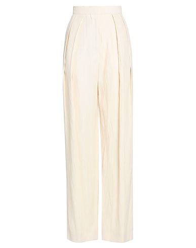 STELLA McCARTNEY Casual trouser Cream 72% Viscose, 28% Linen