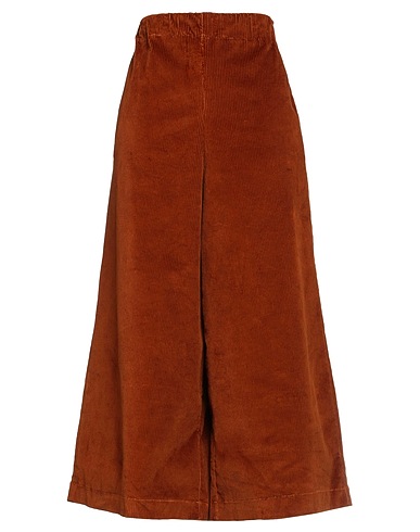 AU PETIT BONHEUR Casual pants Tan 100% Cotton